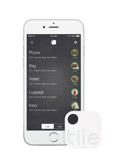 tile 1-Piece 2nd Generation Wallet/Key Tracker White  - Image 2