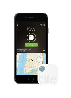 tile 1-Piece 2nd Generation Wallet/Key Tracker White  - Image 3