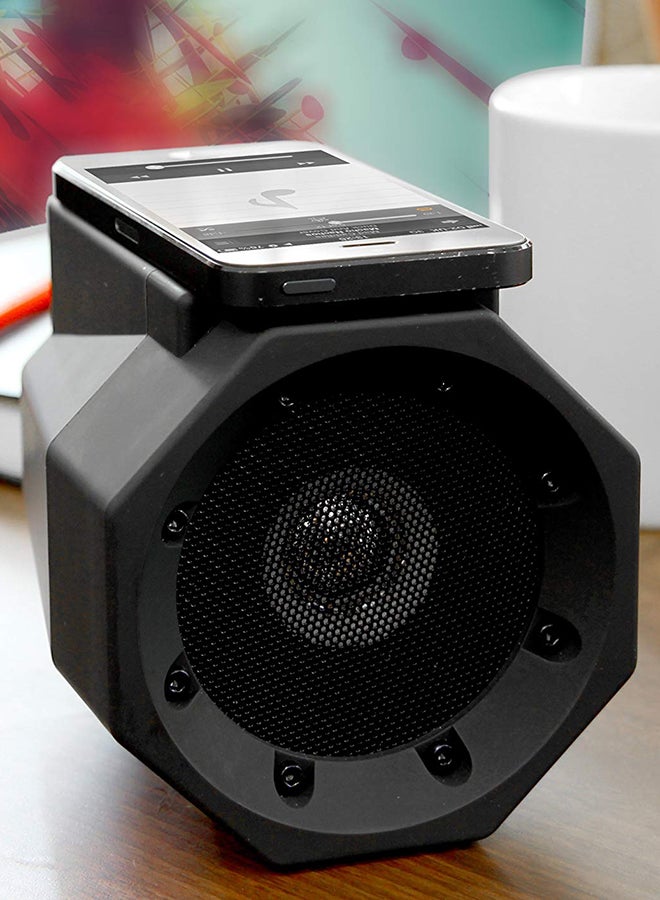 Boom Box Portable Touch Bluetooth Speaker Black - Image 3