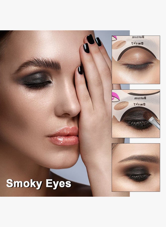 طقم من محدد العيون كات ومرسام عيون سموكي من قطعتين أبيض - Image 3