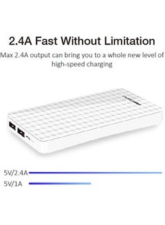 LINKCOMN 10000.0 mAh Linkcomn Jokul 100P Dual Usb Powerbank white  - Image 2