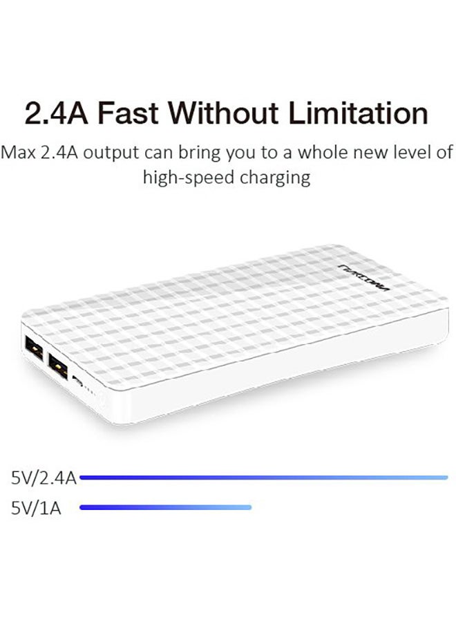 LINKCOMN 10000.0 mAh Linkcomn Jokul 100P Dual Usb Powerbank white  - Image 2