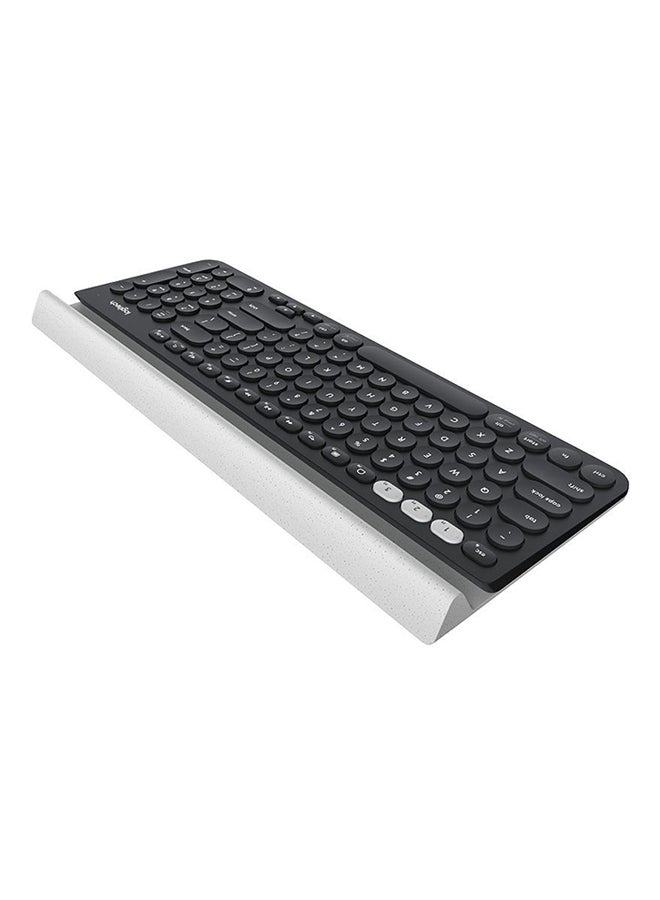 Logitech - K780 Multi-Device Wireless Keyboard 2.4GHz and Bluetooth Black - Image 1