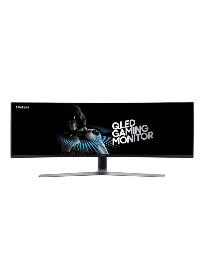 LC49HG90DMMXUE 49 inch VA QLED DFHD Curved Gaming Monitor With 144Hz, AMD FreeSync and DisplayPort HDMI Black