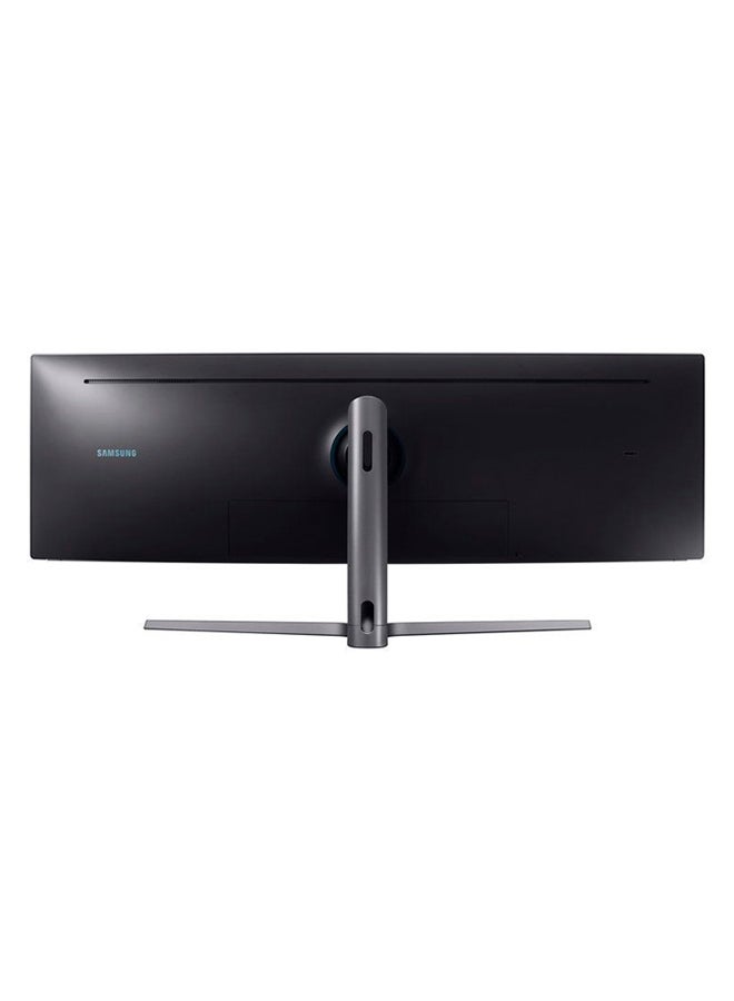 LC49HG90DMMXUE 49 inch VA QLED DFHD Curved Gaming Monitor With 144Hz, AMD FreeSync and DisplayPort HDMI Black