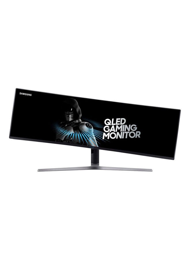 LC49HG90DMMXUE 49 inch VA QLED DFHD Curved Gaming Monitor With 144Hz, AMD FreeSync and DisplayPort HDMI Black