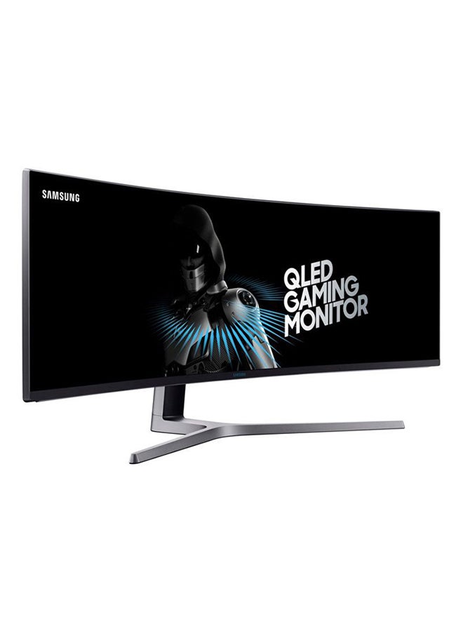 LC49HG90DMMXUE 49 inch VA QLED DFHD Curved Gaming Monitor With 144Hz, AMD FreeSync and DisplayPort HDMI Black