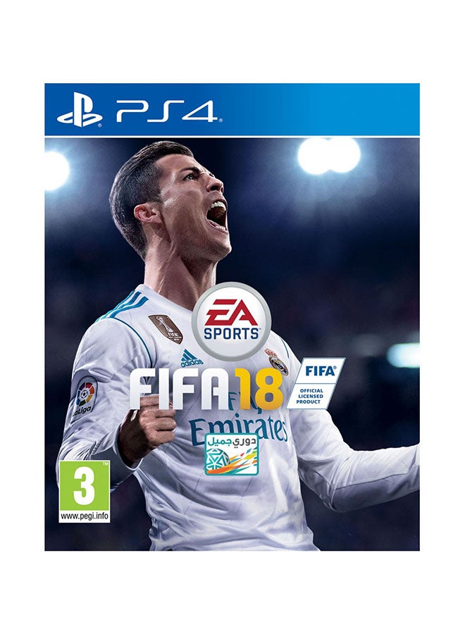 لعبة FIFA 18 لجهاز الألعاب بلايستيشن 4، النسخة العالمية - رياضات - بلاي ستيشن 4 (PS4) - v1551958833/N21762169A_1