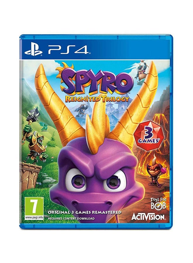 أكتيفجن لعبة "Spyro Reignited Triology Remastered" (إصدار عالمي) - الأكشن والتصويب - بلاي ستيشن 4 (PS4)  - Image 1