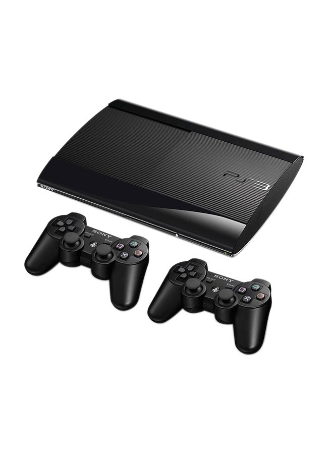 Sony Super Slim PlayStation 3 With Two Controllers - Image 1