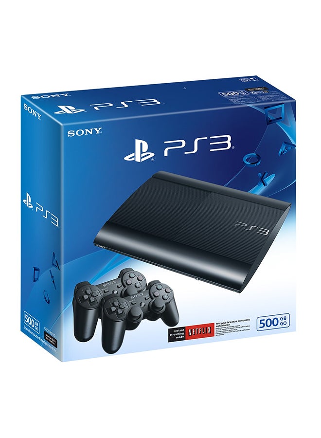 Sony Super Slim PlayStation 3 With Two Controllers - Image 4