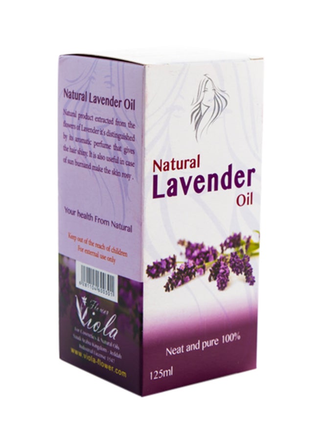 viola flower Lavender Hair Oil 125ml - Image 1
