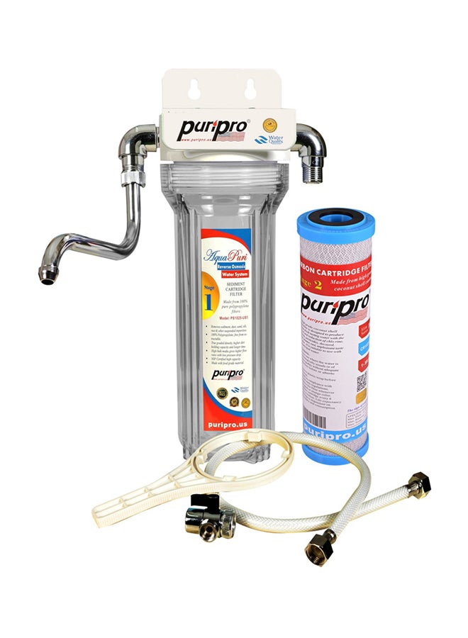 بيرويبرو جهاز ترشيح المياه وتنقيتها مرحلة واحدة شفاف 200لترات - Image 1