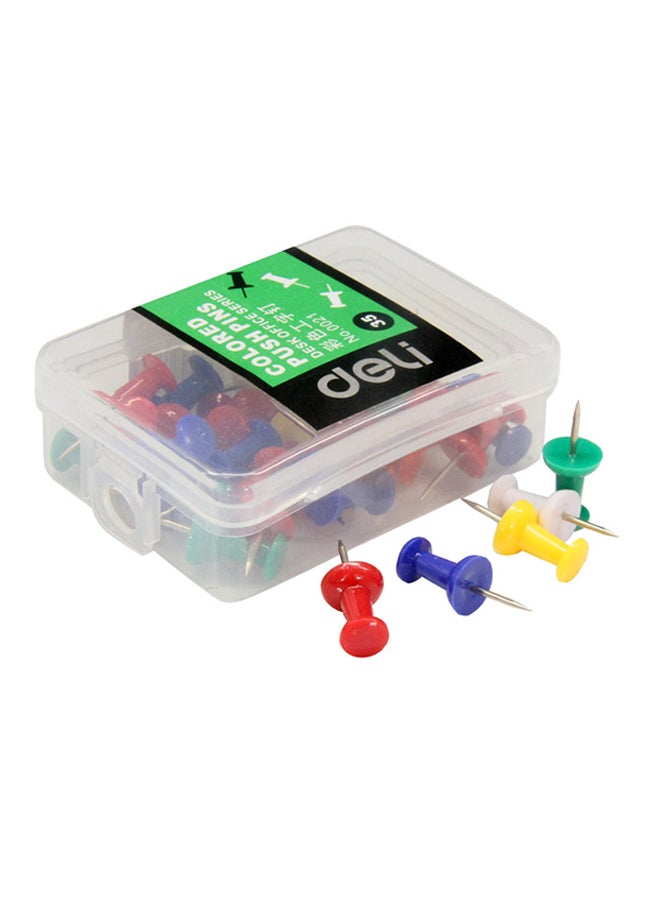 ديلي طقم دبابيس ملونة، من 35 قطعة متعدد الألوان - Image 1