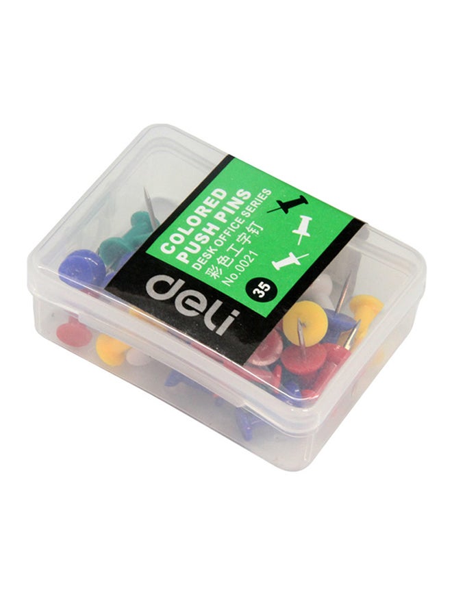 ديلي طقم دبابيس ملونة، من 35 قطعة متعدد الألوان - Image 3