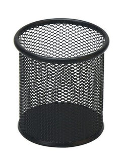 Circular Mesh Pen Holder Black - v1551960783/N21166872A_1