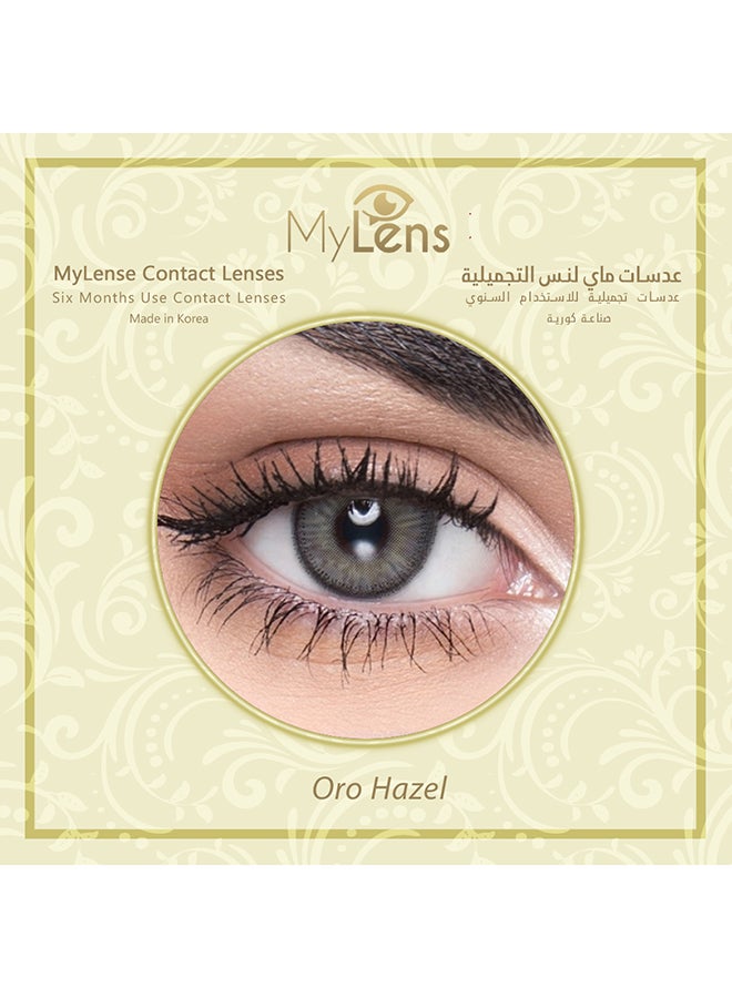 MyLens - Oro Hazel 6 Months Disposable Contact Lenses - Image 1