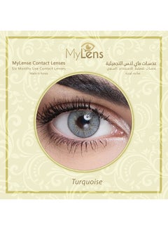 MyLens Turquoise 6 Months Disposable Contact Lenses  - Image 2