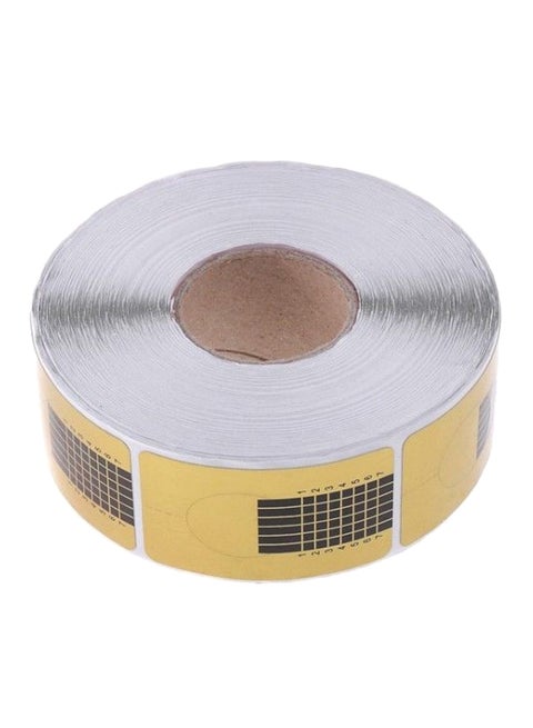 500pcs Golden Nail Form Art Tip Extension Forms for Acrylic UV Gel H4695