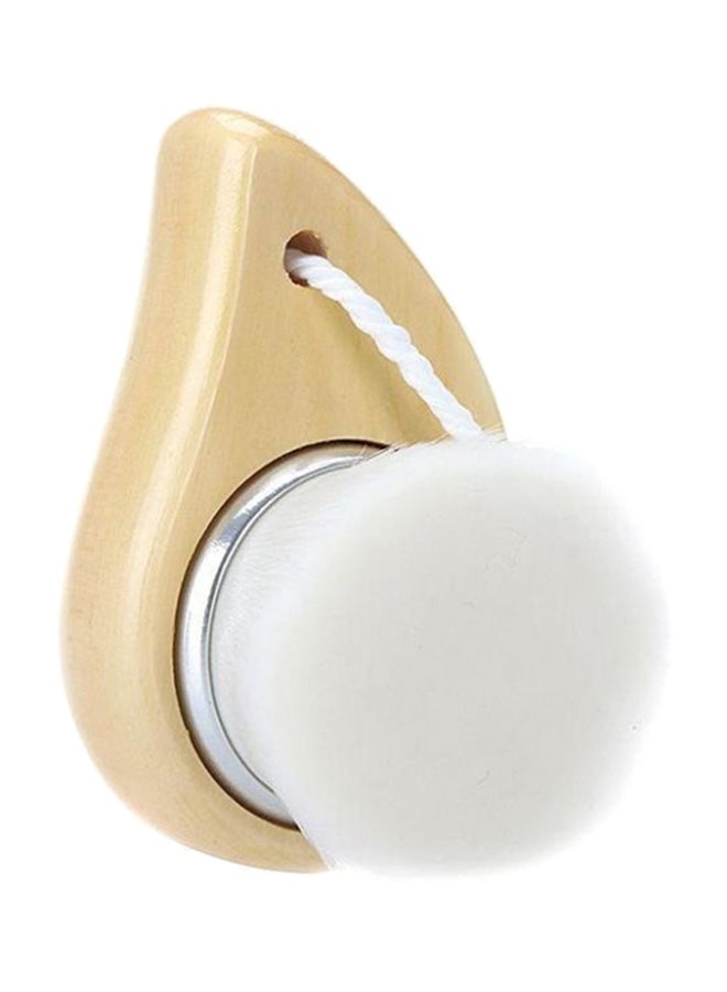 بيوينتي فرشاة تنظيف الوجه وتدليكه والاعتناء به مثل المنتجعات الصحية مع مقبض خشبي - Image 1