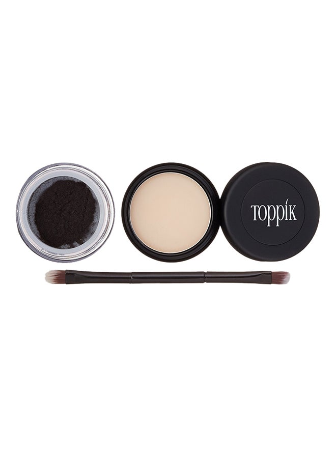 Toppik - Brow Building Fibers Set Dark Brown - Image 1
