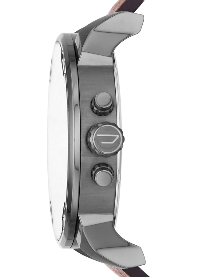 DIESEL Men's Leather Chronograph Wrist Watch DZ7314 - Image 3