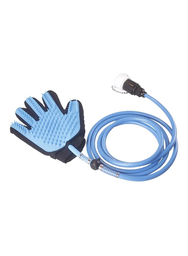 قفاز إزالة الشعر المتساقط والغبار بعمق للحيوانات الأليفة مع خرطوم ماء Medium - Image 1