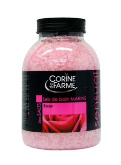 Corine de Farme Rose Sea Bath Salt Pink 1.3kg  - Image 1