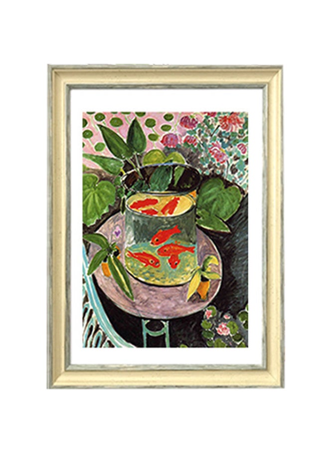 FUNLIFE Decorative Wall Painting With Frame Multicolour - Image 1