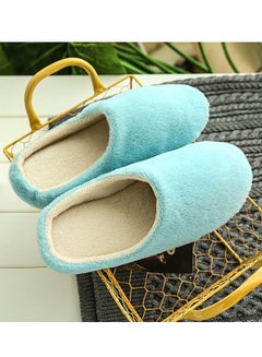 Generic New Soft Plain Slippers Blue  - Image 2
