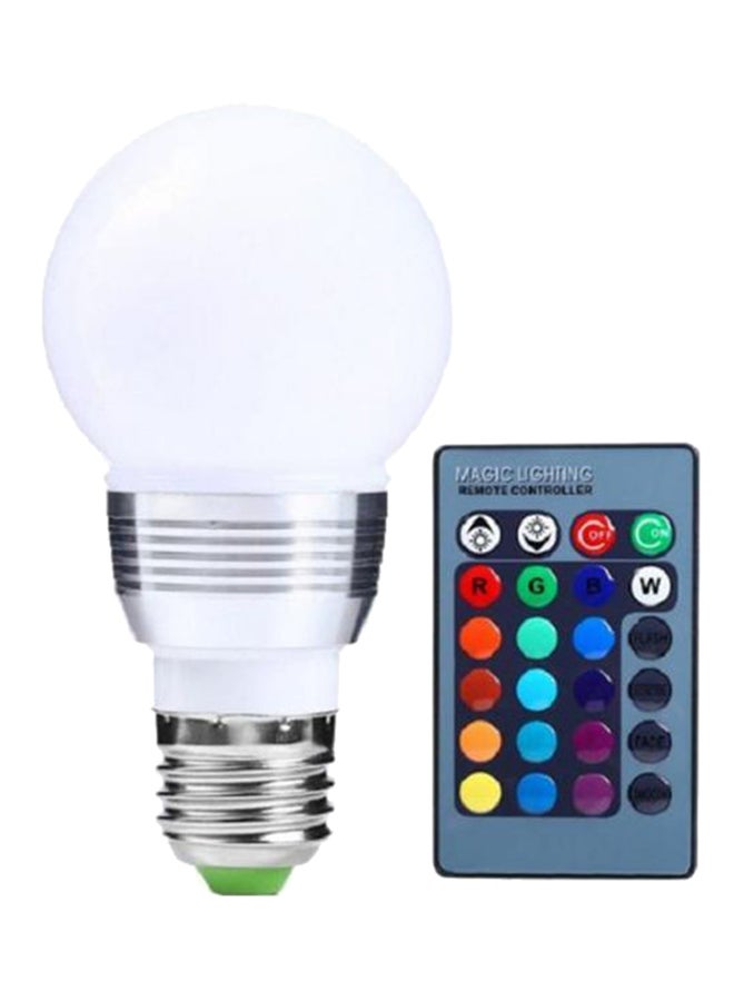 3W RGB LED Bulb White - Image 1