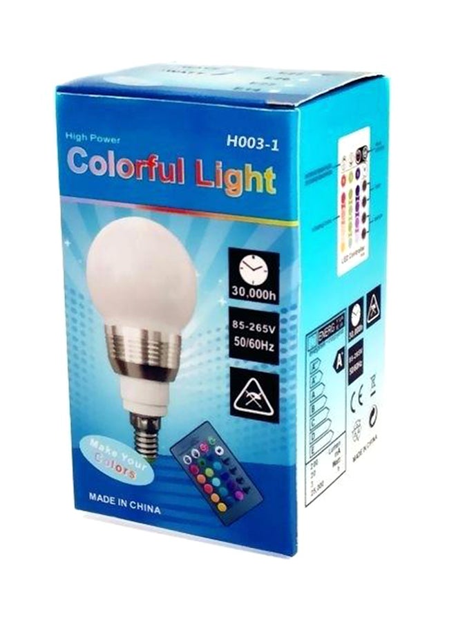 3W RGB LED Bulb White - Image 3
