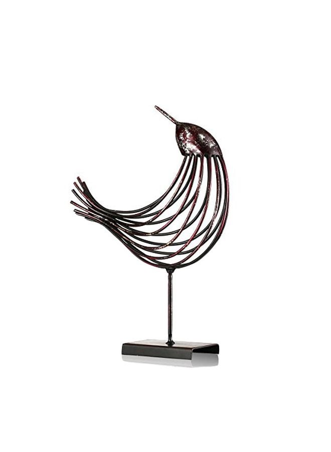 Wire Bird Design Decorative Sculpture