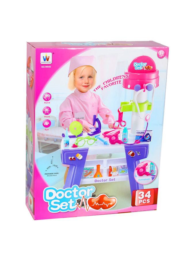 WANDERLONG 34-Piece Plastic Doctor Playset  - Image 3