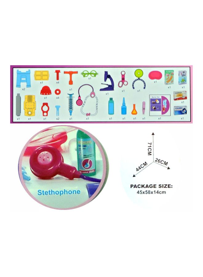 WANDERLONG 34-Piece Plastic Doctor Playset  - Image 2