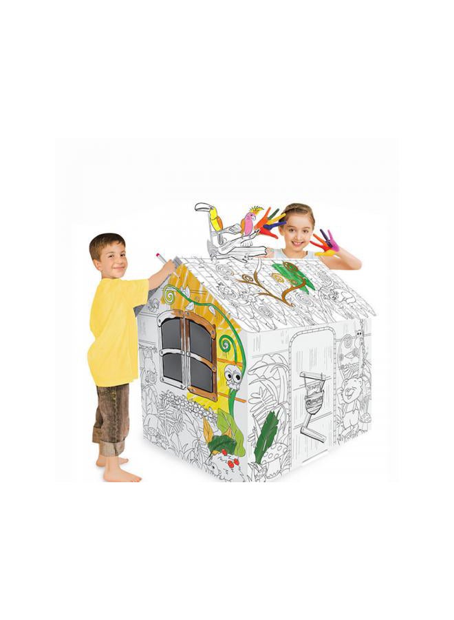 Jungle House Painting Craft Set Multicolour