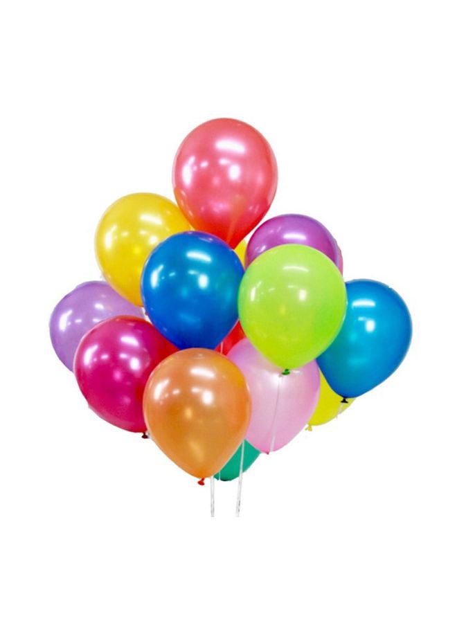 Generic - 100-Piece Colourful High Quality Party Decoration Pearl Latex Balloon Set - Image 1