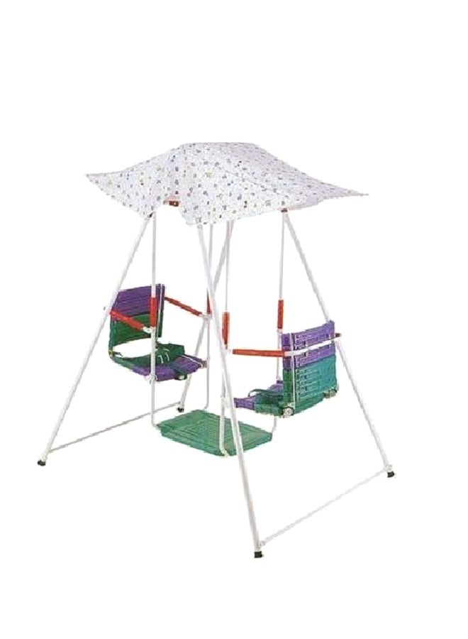 2-Seater Indoor Swing With Umbrella For children  - Image 1