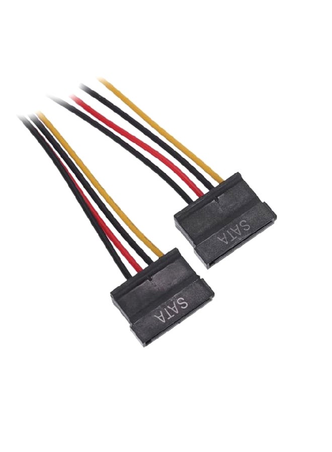 Generic - SATA Power Splitter Cable Black/Yellow/Red - Image 1