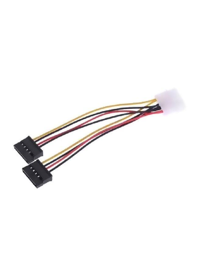 Generic - SATA Power Splitter Cable Black/Yellow/Red - Image 1