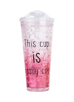 Marzo Cold Drinks Tumbler Pink/Clear 