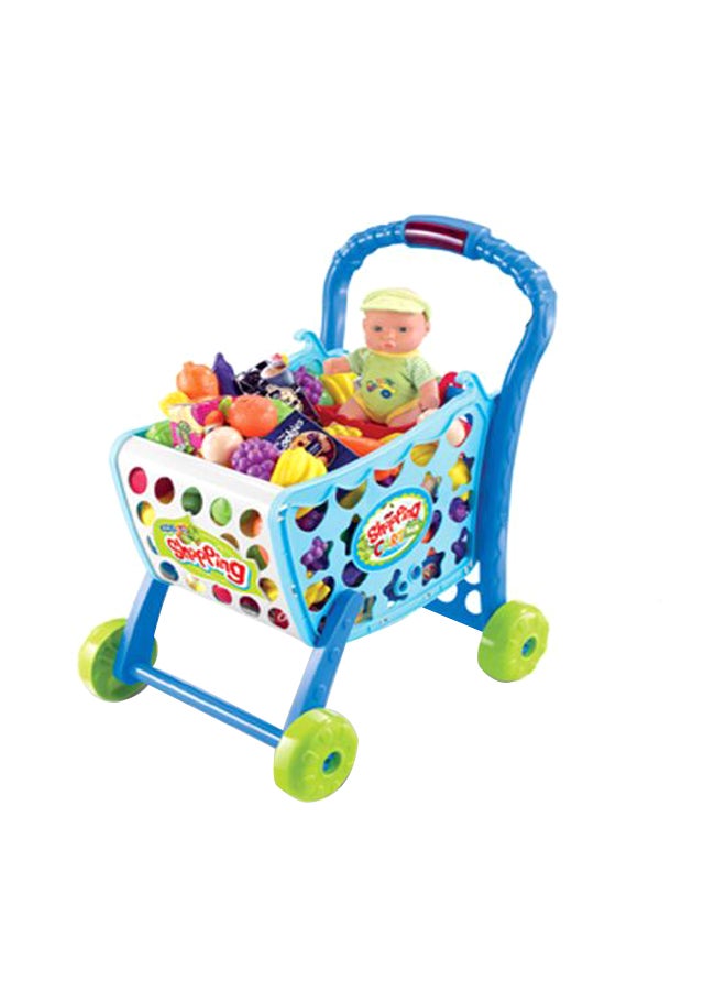 Generic 3-In-1 Hand Induction Kids Shopping Cart 