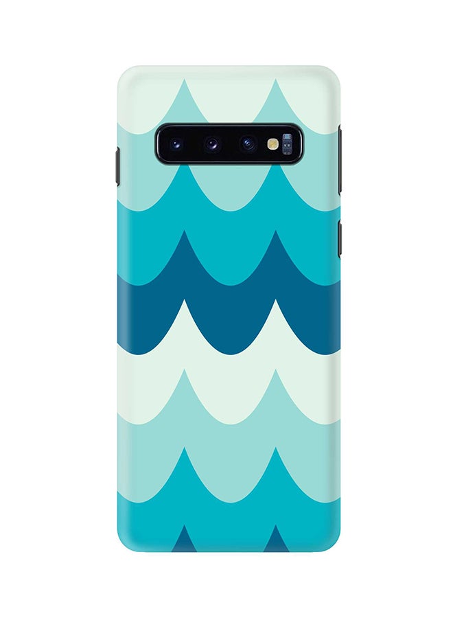 Stylizedd - Protective Case Cover For Samsung Galaxy S10 Wavy Waves - Image 1