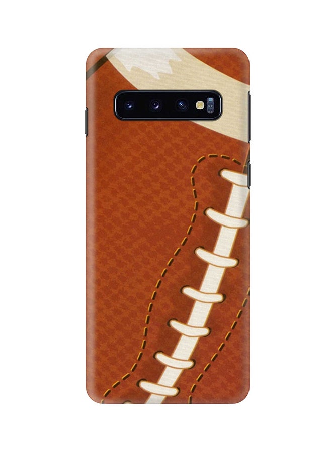 Stylizedd Protective Case Cover For Samsung Galaxy S10 Rugby Ball - Image 1