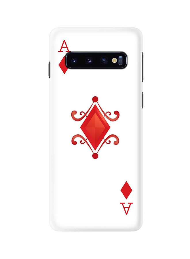 Stylizedd Protective Case Cover For Samsung Galaxy S10 Ace Of Diamonds  - Image 1