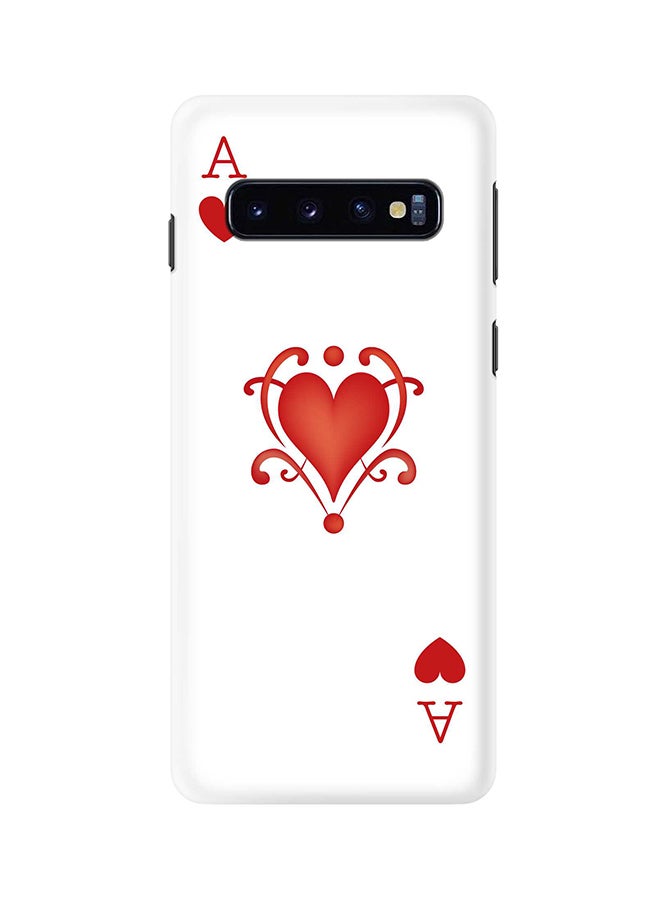 Stylizedd Protective Case Cover For Samsung Galaxy S10 Ace Of Hearts  - Image 1