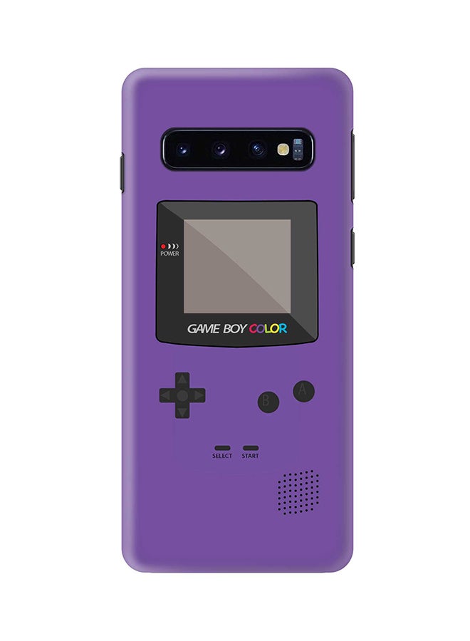 Stylizedd Protective Case Cover For Samsung Galaxy S10 Gameboy Color - Purple - Image 1