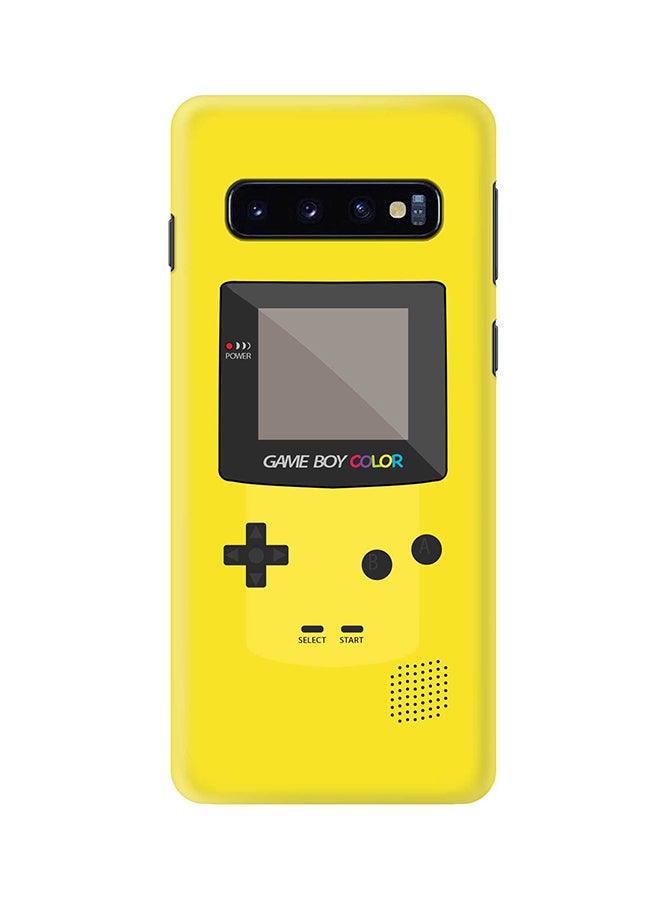 Stylizedd Protective Case Cover For Samsung Galaxy S10 Gameboy Color - Yellow - Image 1