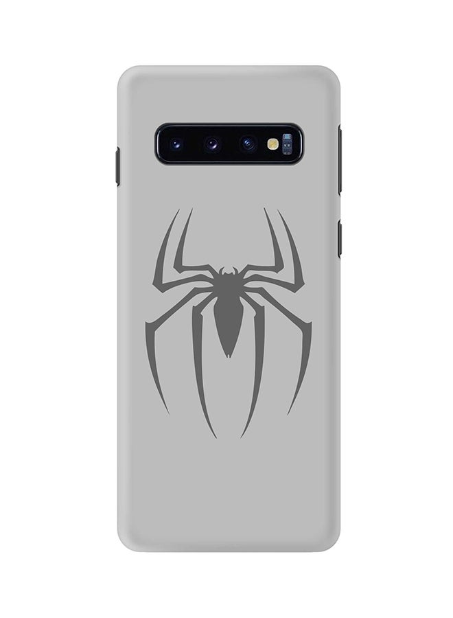 Stylizedd Protective Case Cover For Samsung Galaxy S10 Spidermark (Grey) - Image 1