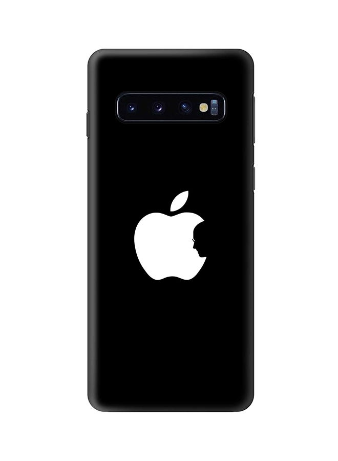 Stylizedd Protective Case Cover For Samsung Galaxy S10 Steve's Apple - Black - Image 1